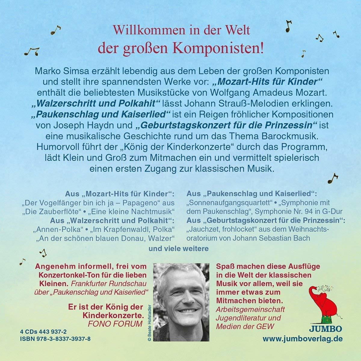 Buchcover mit deutschem Text über klassische Musik, mit einem Porträt eines Mannes.