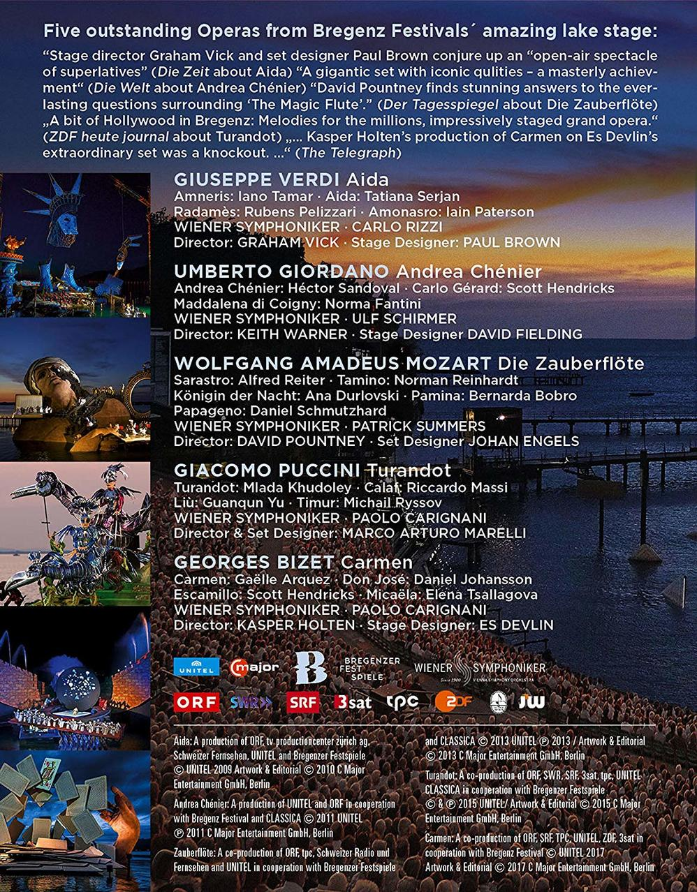 Rizzi, Schirmer, Summers, Carigna - Bregenz Festival  - (Blu-ray)