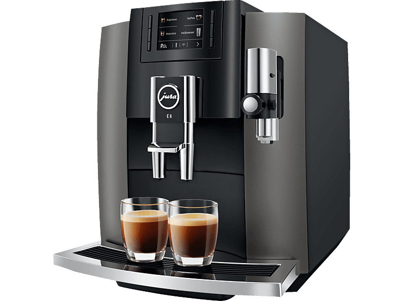Kaffeevollautomat Jura E8 Kaffeevollautomat Dark Inox Mediamarkt