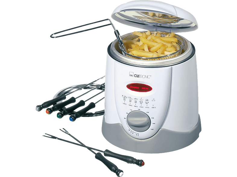 Weiß 900 Fritteuse CLATRONIC Watt 2916 FFR