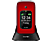 BEAFON SL590 piros nyomógombos kártyafüggetlen mobiltelefon