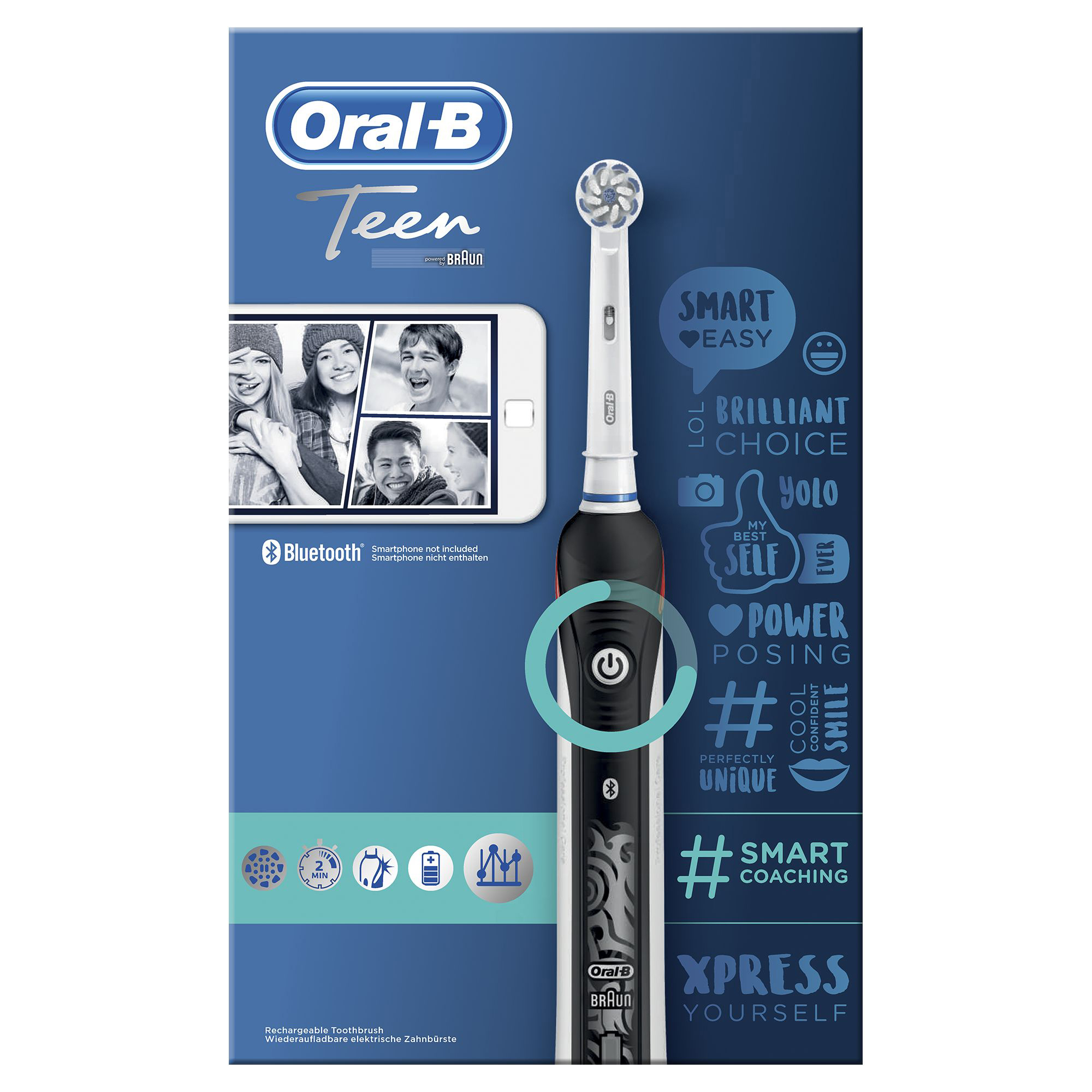 ORAL-B Teen Elektrische Zahnbürste Black