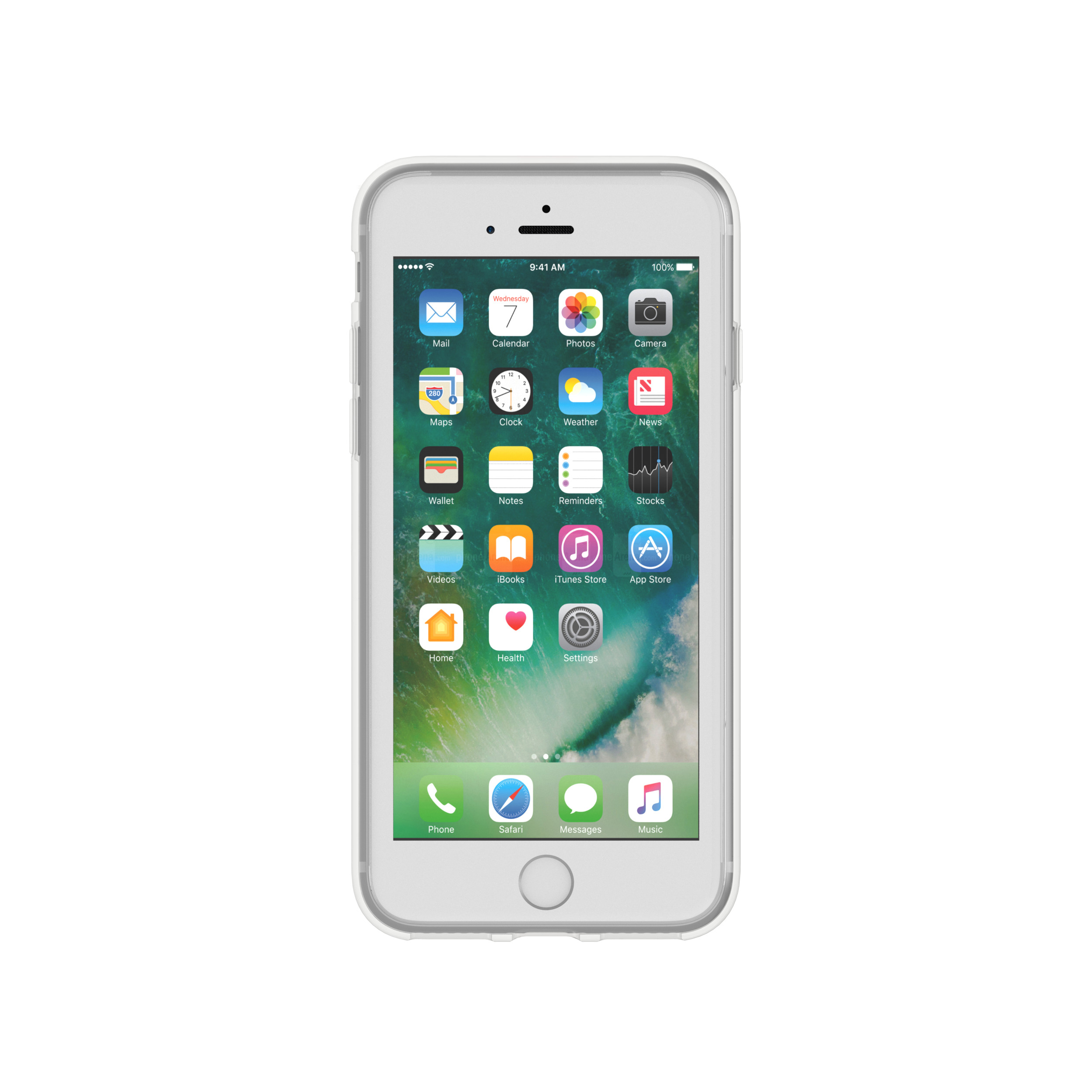 ADIDAS ORIGINALS 28494, Backcover, Apple, iPhone 6, iPhone 6s, iPhone 7, iPhone 8, Transparent/Mehrfarbig