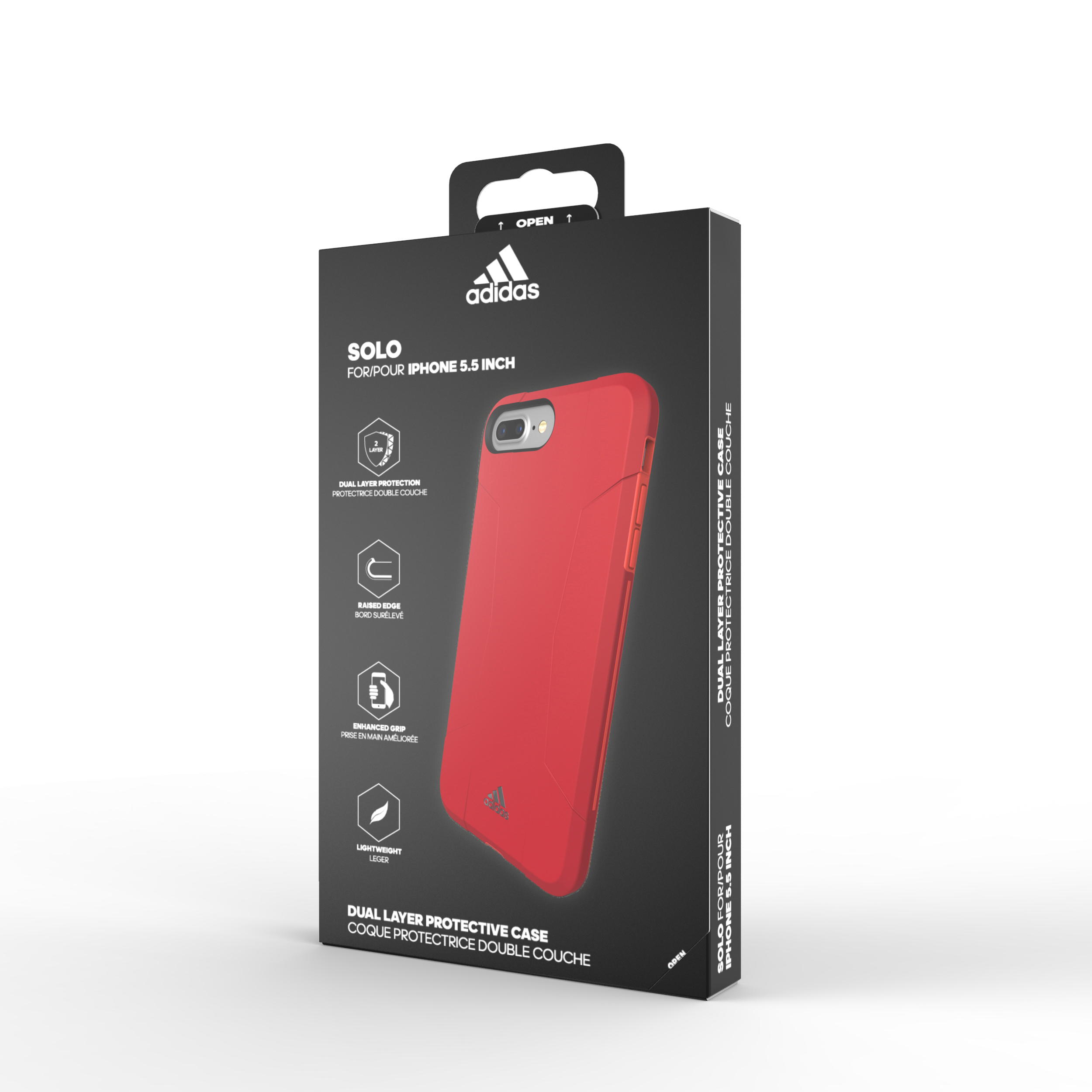 ADIDAS SPORT 29590, Backcover, Apple, iPhone 6, iPhone 6s, iPhone 7, iPhone 8, Pink
