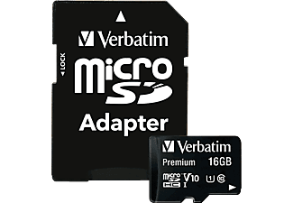 VERBATIM MicroSDHC 16GB memóriakártya Class10