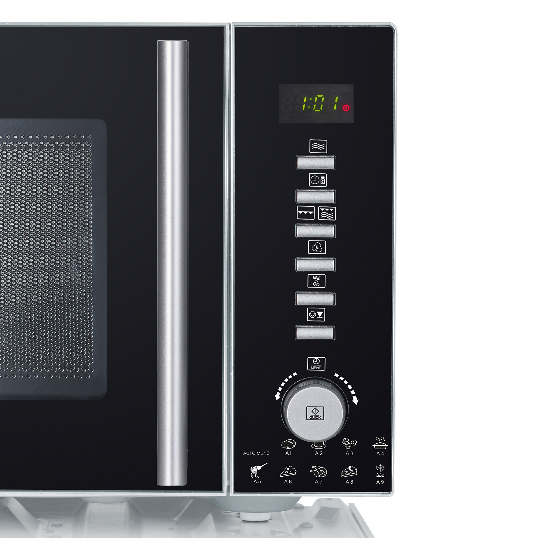 SEVERIN MW 9663 3-IN-1, Mikrowelle (900 Watt, Grillfunktion, Heißluftfunktion)