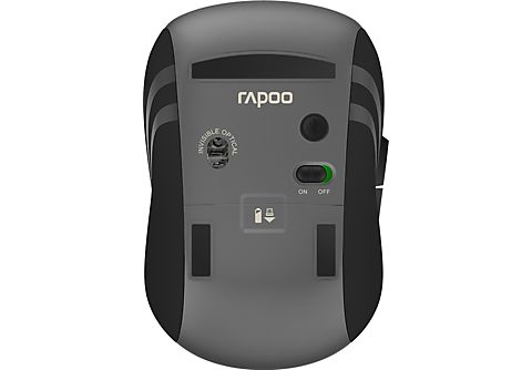 RAPOO MT350 Multi-mode Draadloze Muis - Zwart