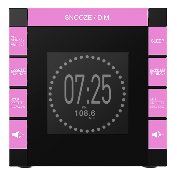 BIGBEN Unicorn-wekkerradio met projectie