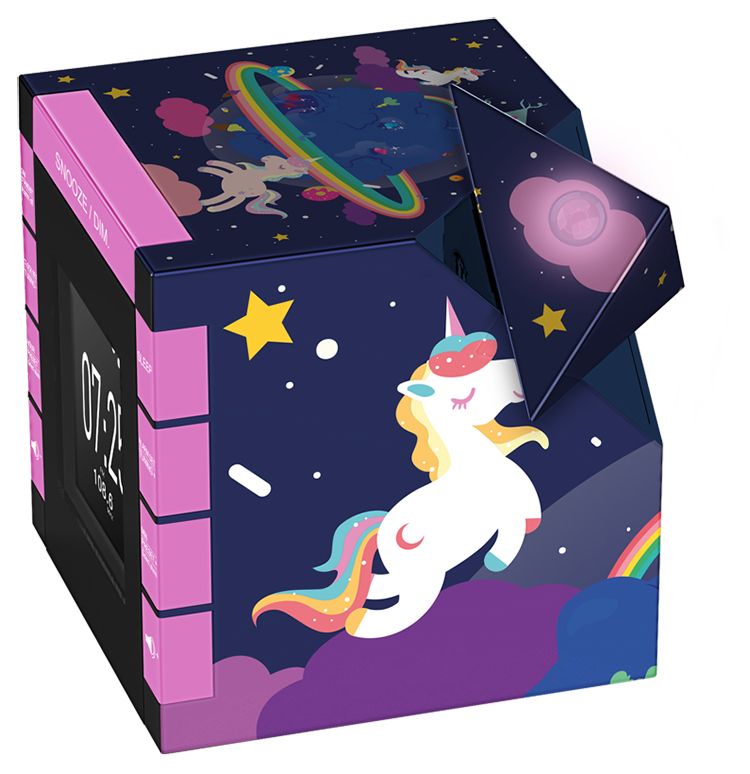 BIGBEN Unicorn-wekkerradio met projectie
