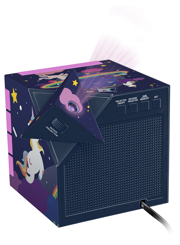 BIGBEN Unicorn-wekkerradio met projectie