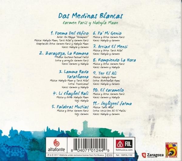 Carmen Paris, Nabyla Maan - Dos Medinas Blancas  - (CD)