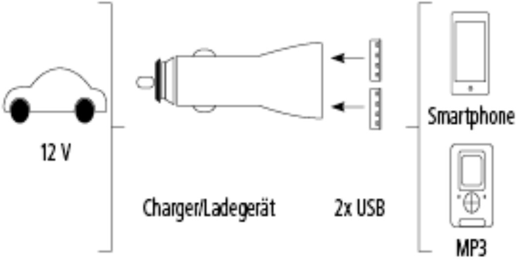 HAMA Adaptateur voiture 2 x USB 2.1 A (14197)