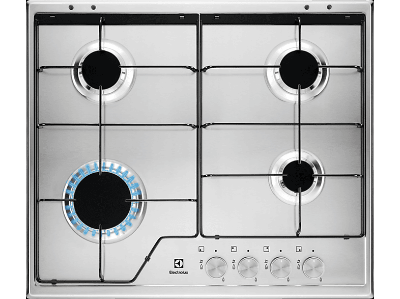 ELECTROLUX KGS6424SX Beépíthető gáz főzőlap, 60 cm