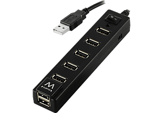 EWENT EW1130 USB 2.0 7 portos aktív Hub