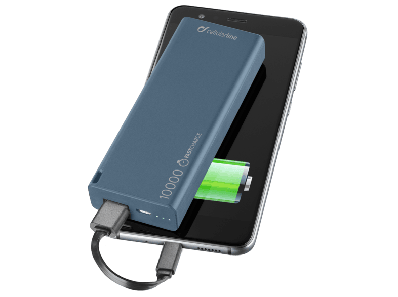 Verschillende goederen Trots ego CELLULARLINE Portable Charger USB Free Power Slim 10000mAh Blauw kopen? |  MediaMarkt