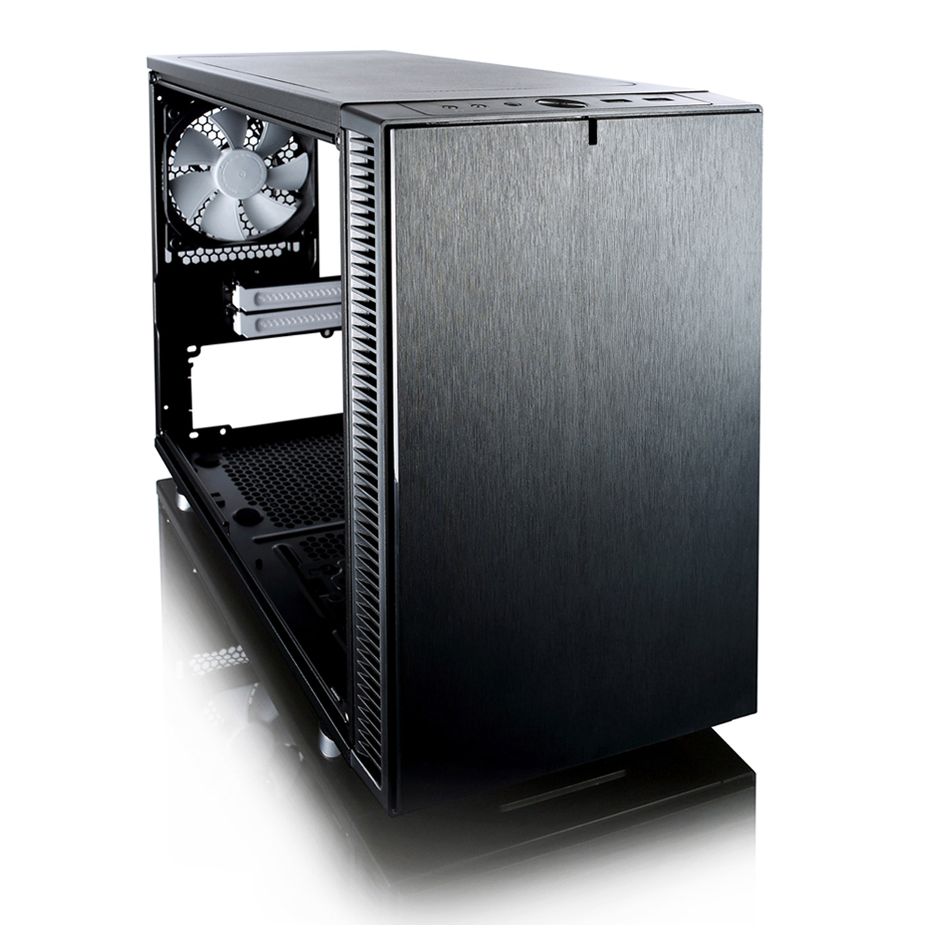 FRACTAL DESIGN Define Nano S PC-Gehäuse, Schwarz