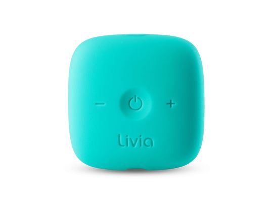 LIVIA Medikamentenfreie Lösung für Menstruationsbeschwerden - Elektrostimulationsgerät (Blau/Grün)