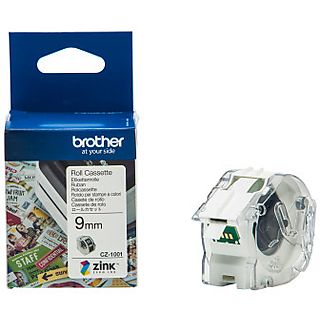 BROTHER CZ-1001 COLOUR PAPER TAPE 9MM/5M - Etikettenrolle (Weiss)