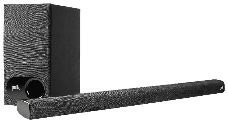 Barra de sonido - Polk Audio Signa S1, Subwoofer inalámbrico, Bluetooth, Negro