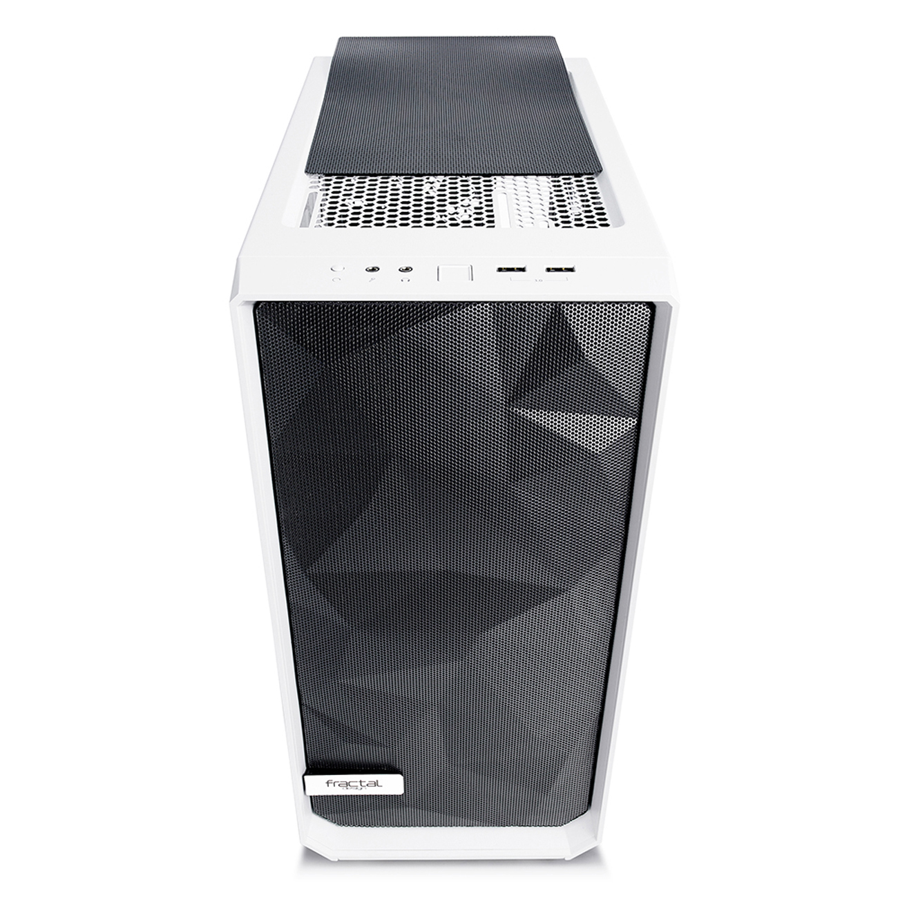 FRACTAL DESIGN Meshify C White - TG PC-Gehäuse, Weiß, Front : Schwarz 