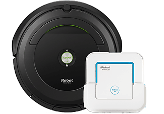 IROBOT Roomba 696 Robotporszívó + ráadás Braava Jet 240 Felmosó robot