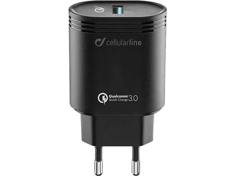 Cellular-line Reislader Usb 18w Qualcomm Huawei & Andere Zwart