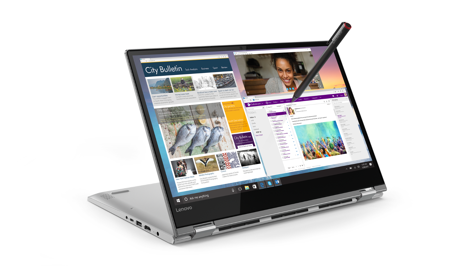 LENOVO YOGA530 Intel Core i5-8250U-4GB-256GB SSD-MX130 2GBDDR5-14"DokunmatikFHD-Win10-Gri 81EK007GTX