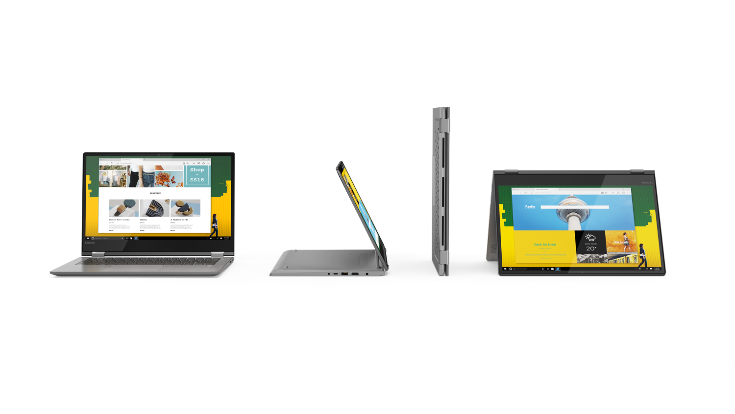 LENOVO YOGA530 Intel Core i5-8250U-4GB-256GB SSD-MX130 2GBDDR5-14"DokunmatikFHD-Win10-Gri 81EK007GTX