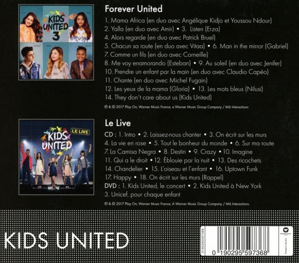 Kids United - Coffret 2 CD (Forever United & Le Live)  - (CD)