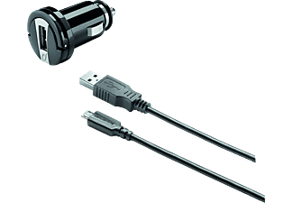 CELLULAR-LINE Car Charger Micro-USB Adapterkabel Zwart
