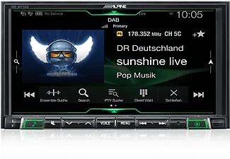 ALPINE ILX-702D - Autoradio (1 DIN, Noir)