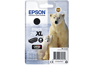 EPSON 26XL Zwart Claria Premium Ink (C13T26214022)