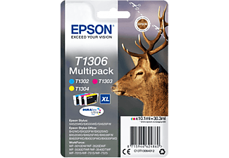 EPSON T1306 Multipack XL 3-kleuren CMY DURABrite Ultra Ink