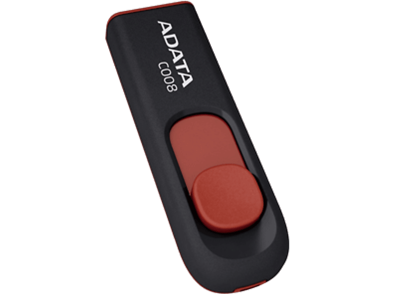 ADATA C008 16GB USB 2.0 pendrive, fekete/piros