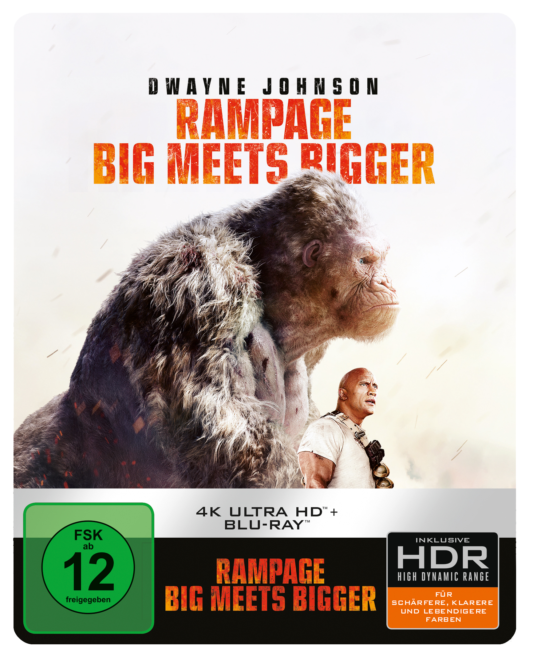 Rampage: Big Meets Bigger (SteelBook®) 4K Ultra HD Blu-ray