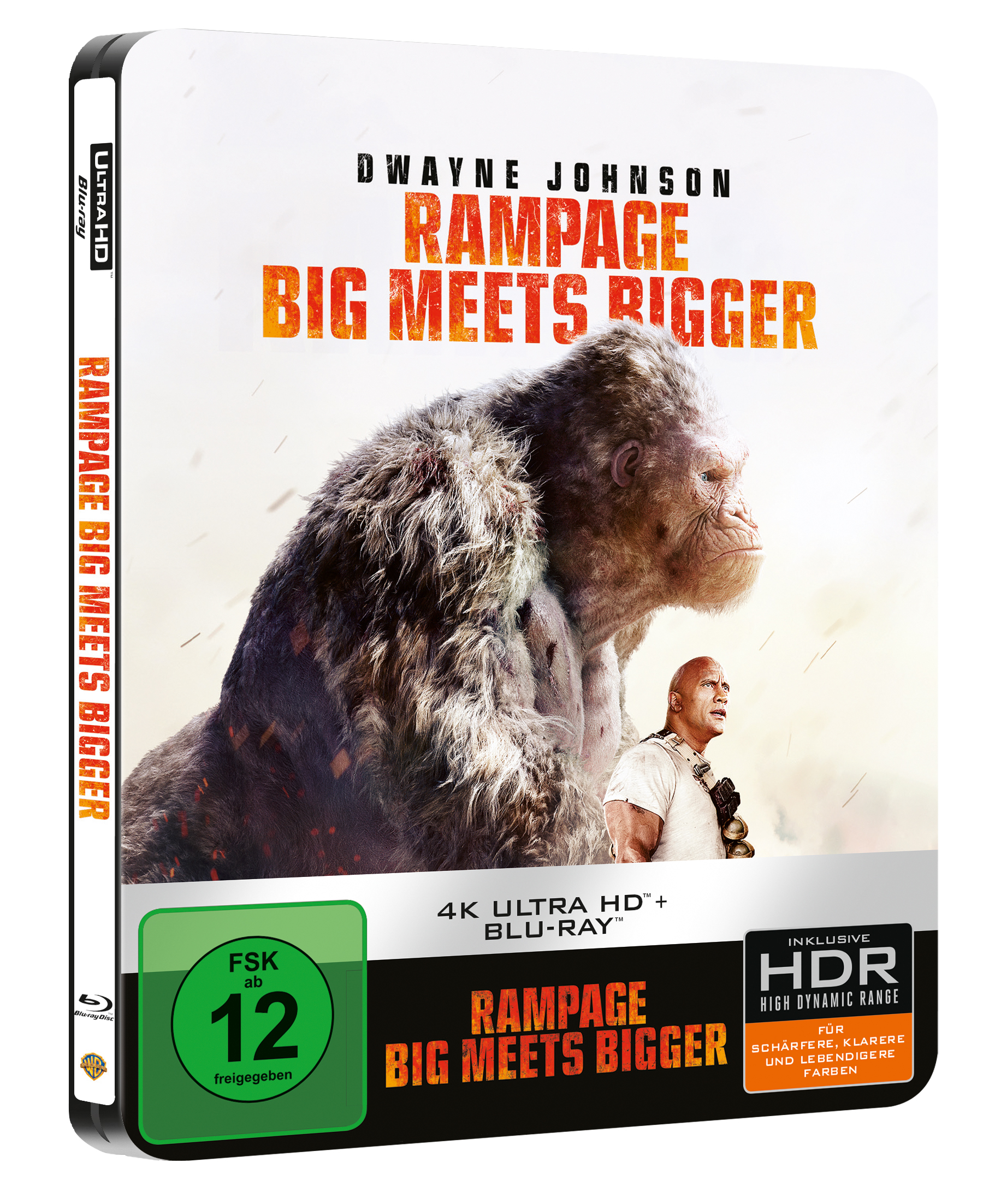 Rampage: Big Meets Bigger (SteelBook®) 4K Ultra HD Blu-ray