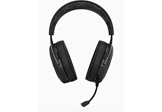 CORSAIR HS70 SURROUND WHITE/BLACK - Kopfhörer, Schwarz