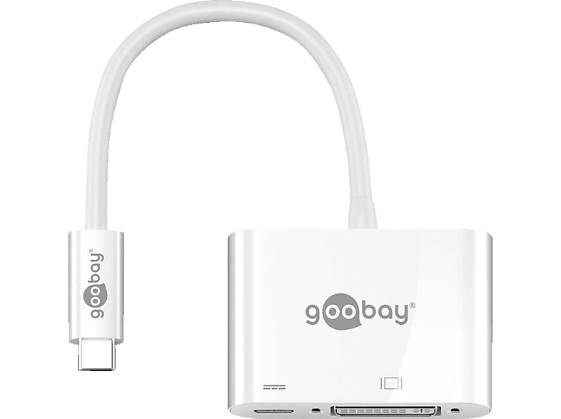 USB-C™ GOOBAY Weiß Adapter,