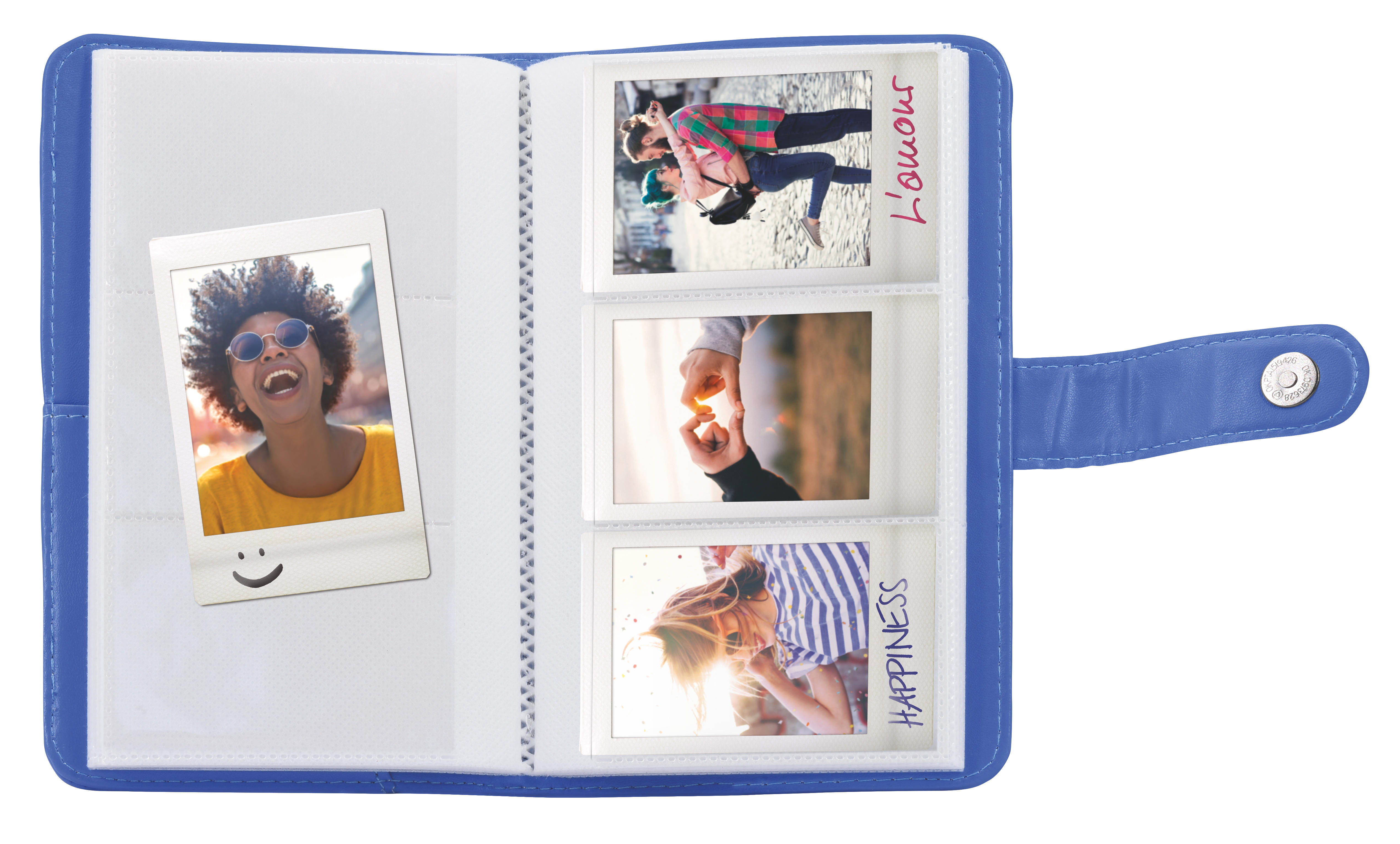 FUJIFILM Instax mini 9 striped Fotoalbum, Cobalt blue