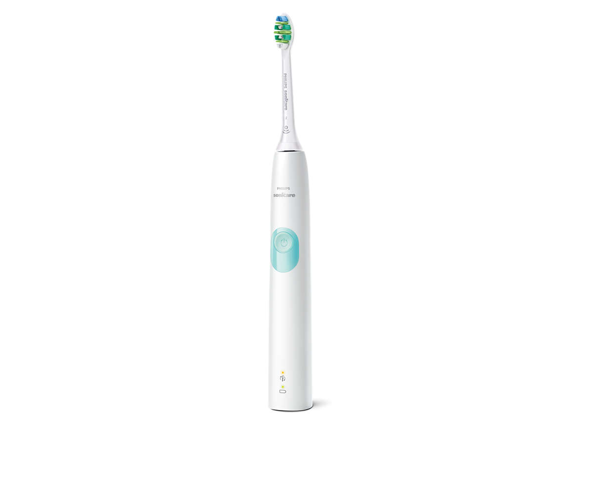PHILIPS SONICARE ProtectiveClean 4300 HX6807/35 Duo - Brosse à dents sonique électrique (Menthe/Blanc)