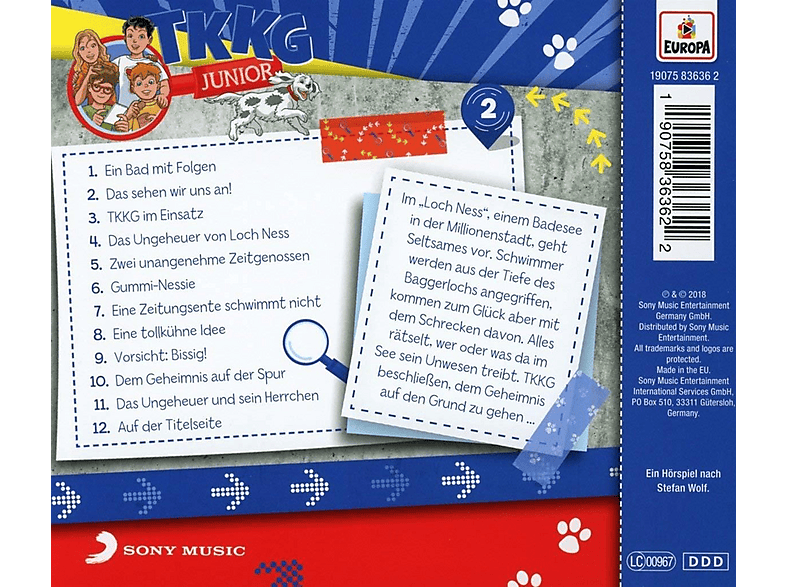 Thumbnail - Tkkg Junior - 002/Vorsicht: Bissig! (CD)