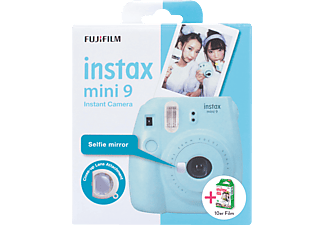 FUJIFILM Instax Mini 9 Sofortbildkamera, Ice blue