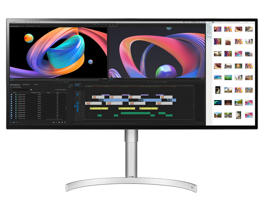 LG 34WK95U-W - 34 inch - 5120 x 2160 (Ultra HD 5K) - IPS-paneel - in hoogte verstelbaar