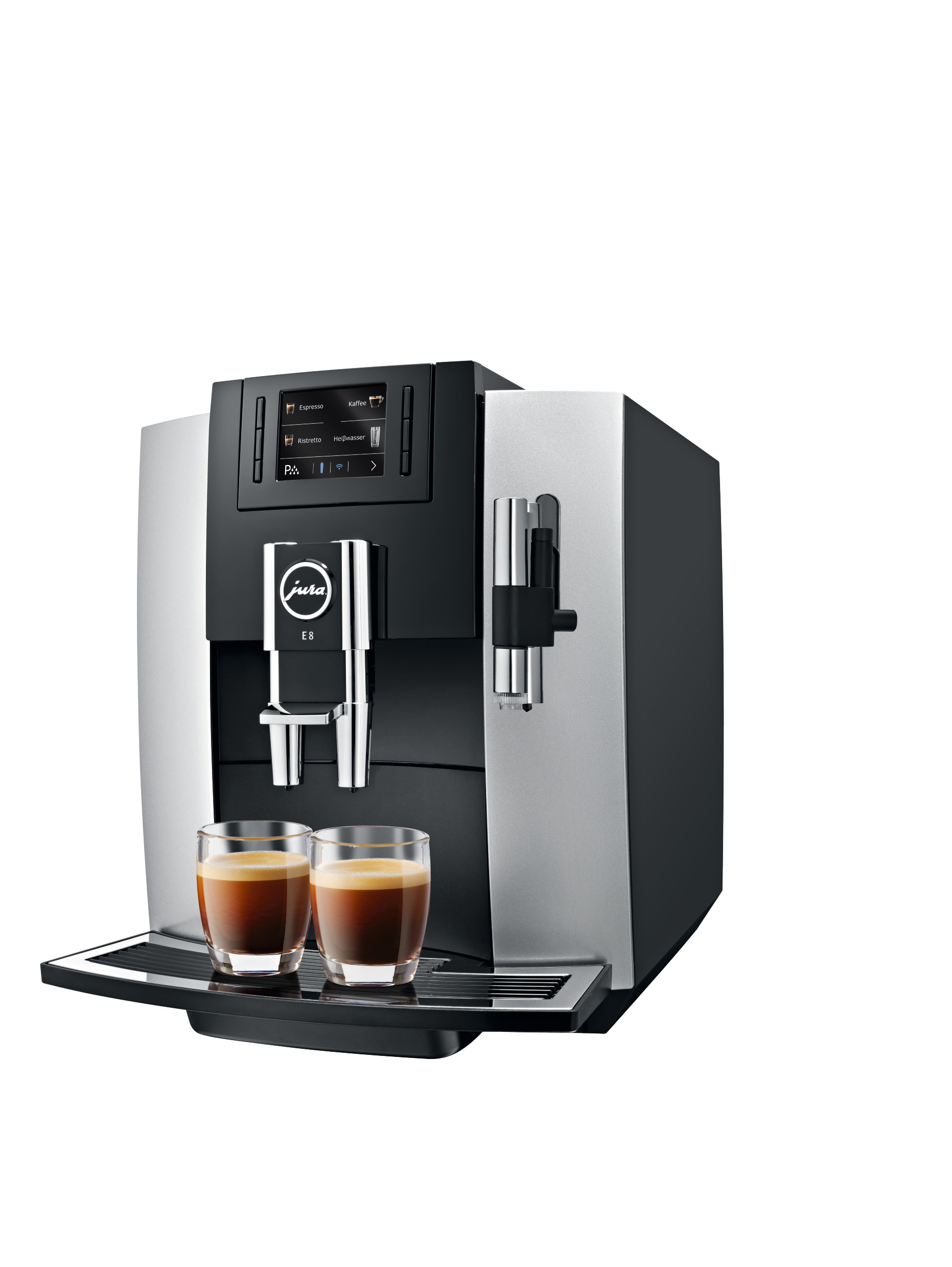 JURA E8 Platin Kaffeevollautomat Platin