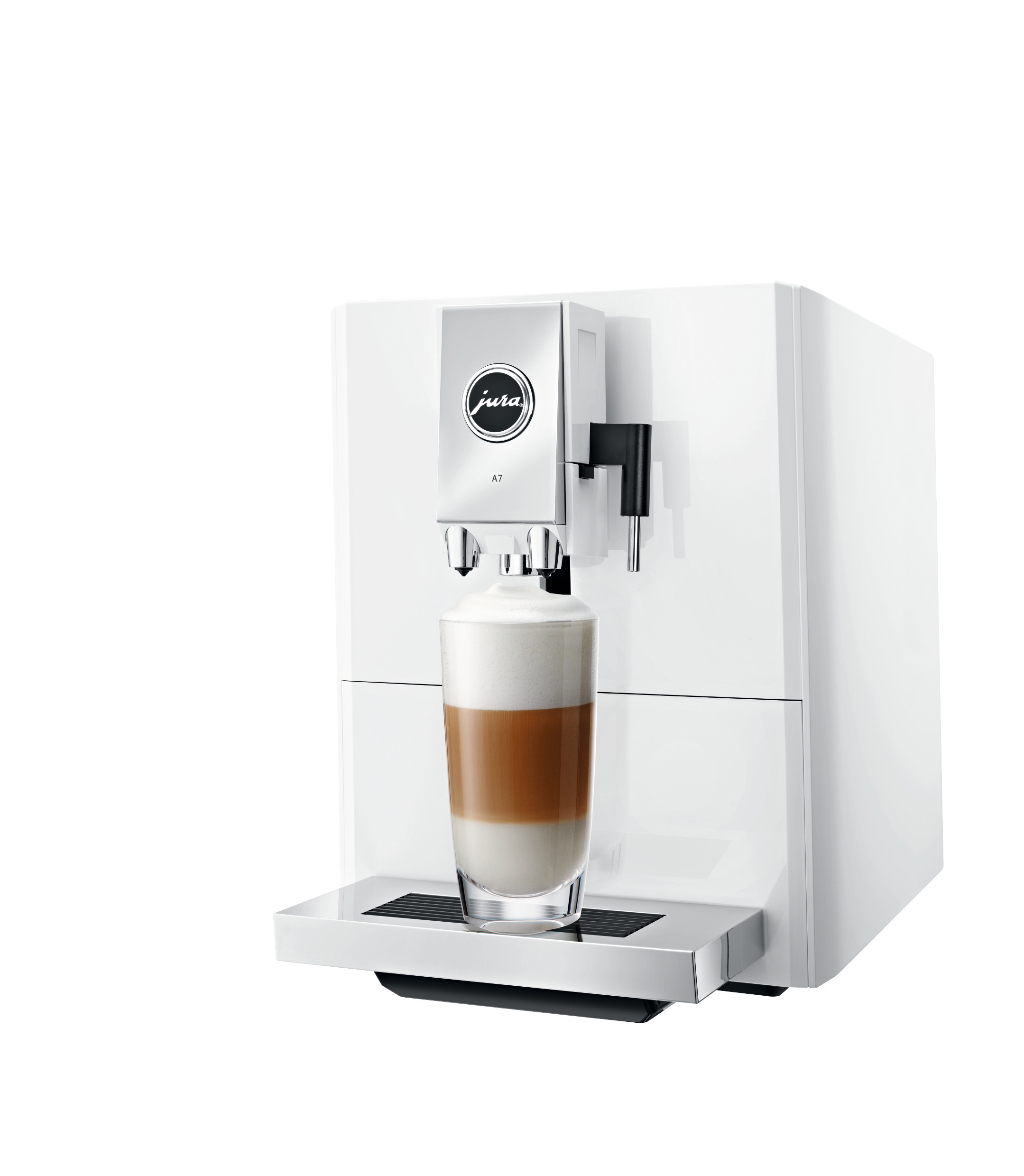 JURA A7 Kaffeevollautomat Piano White