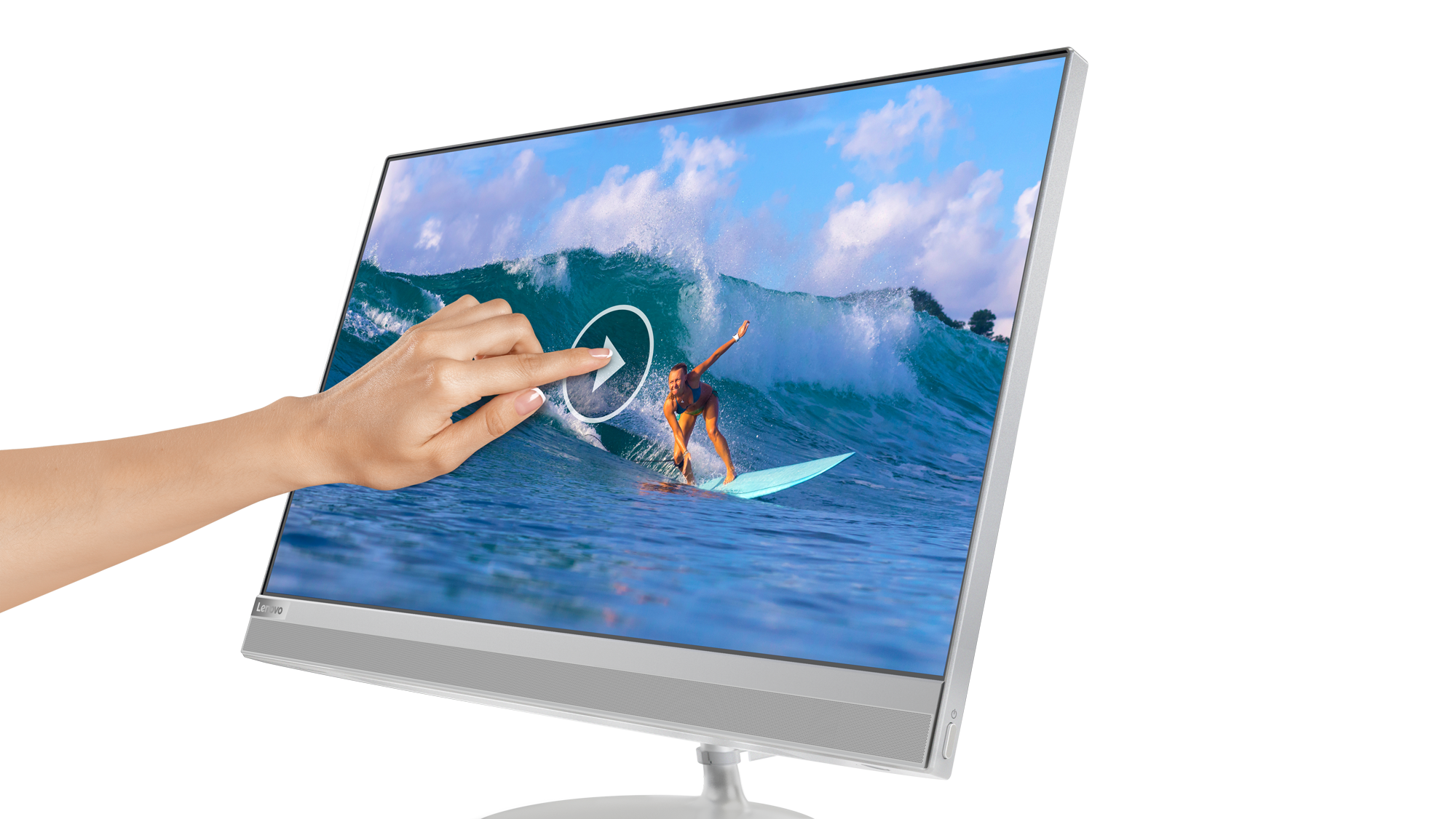 LENOVO Lenovo  All In One 520 Intel Core i7-7700T-8GB-1TB-RADEON530 2GB DDR5-23.8FHD-Win10-Gümüş F0D10053TX