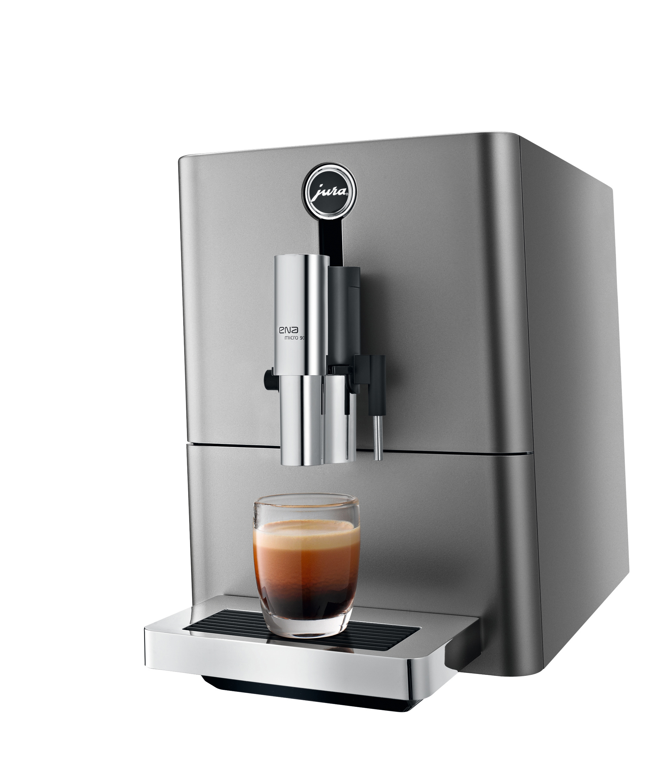 JURA ENA Micro 90 Kaffeevollautomat Dark Inox