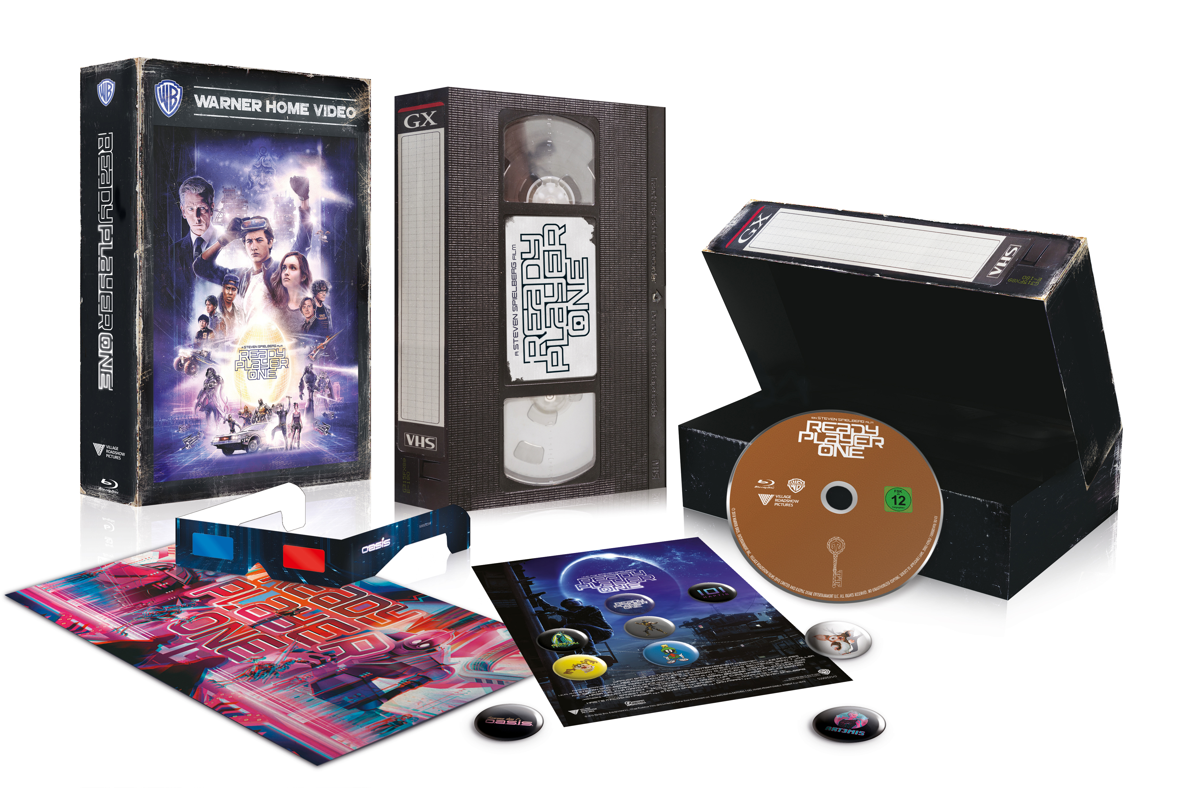 Ready Player One Collector’s Edition - Exklusive Blu-ray Edition im VHS Style Blu-ray
