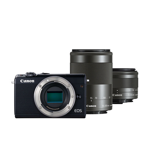 CANON EOS M100 BK M15-45 IS STM +M55-200 IS STM Fiyat & Özellik