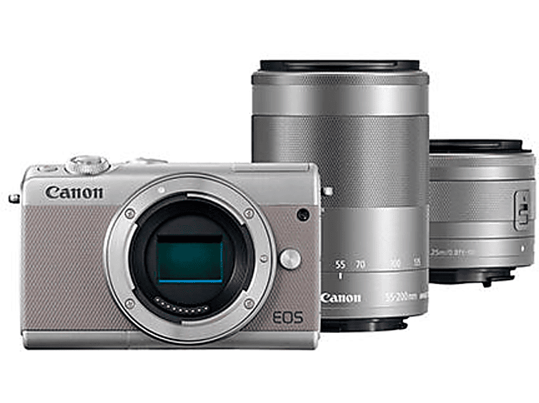 CANON EOS M100 GY M15-45 IS STM +M55-200 IS STM Fiyat & Özellik